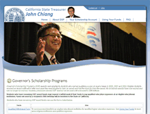 Tablet Screenshot of cagovernorsscholars.org